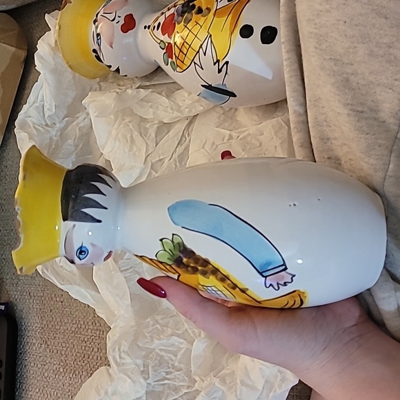 Vintage Aldo Londi Bitossi Salt & Pepper Shakers Italian Mid Century Modern - Picture 6 of 14